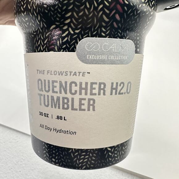 Stanley x Calia 30oz Flowstate Quencher H2.0 Tumbler Black Serpent Brand New - Picture 5 of 7